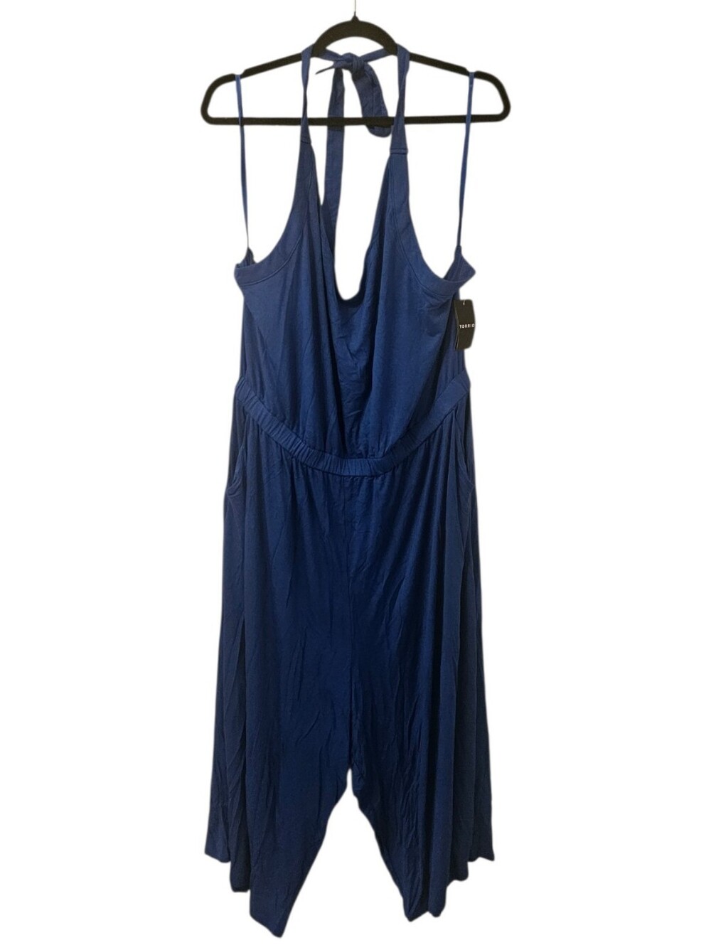 Blue Torrid Women's Super Soft Halter Jumpsuit